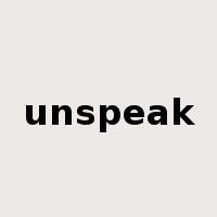 unspeak