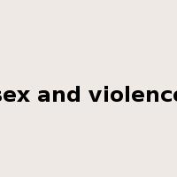 sex and violence是什么意思