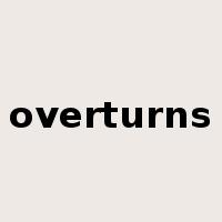 overturns是什么意思