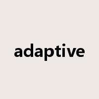 adaptive是什么意思