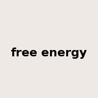 free energy是什么意思