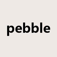 pebble是什么意思