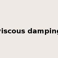 viscous damping是什么意思