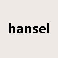 hansel是什么意思