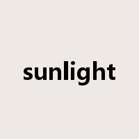 sunlight是什么意思