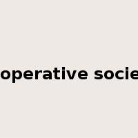 cooperative society是什么意思