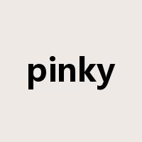 pinky是什么意思