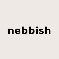 nebbish是什么意思