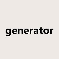 generator是什么意思