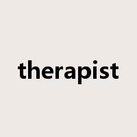 therapist是什么意思