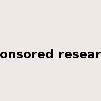 sponsored research