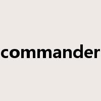 commander