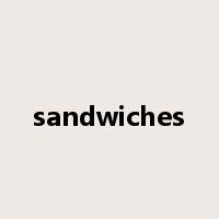 sandwiches是什么意思