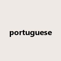 portuguese是什么意思