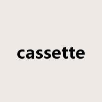 cassette是什么意思