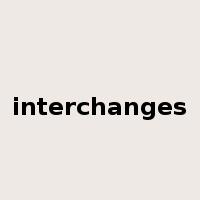 interchanges是什么意思