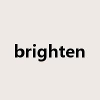 brighten是什么意思