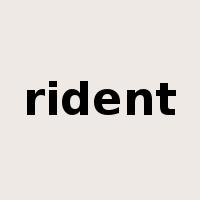 rident是什么意思