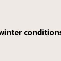 winter conditions是什么意思