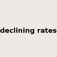 declining rates是什么意思