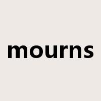 mourns是什么意思
