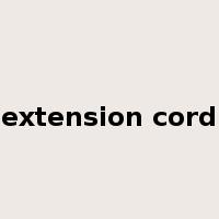 extension cord是什么意思