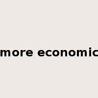 more economic是什么意思