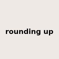 rounding up是什么意思