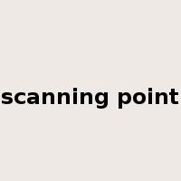 scanning point是什么意思