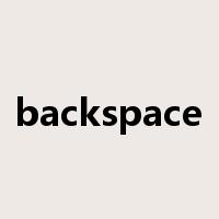 backspace是什么意思