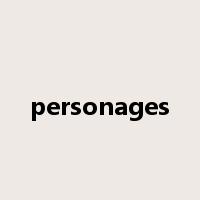 personages是什么意思