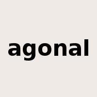 agonal是什么意思