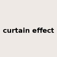 curtain effect是什么意思