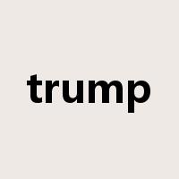 trump是什么意思
