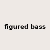 figured bass是什么意思