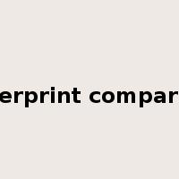 fingerprint comparison是什么意思
