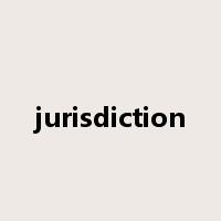 jurisdiction是什么意思
