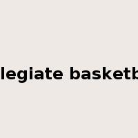 collegiate basketball是什么意思