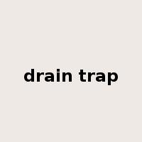 drain trap是什么意思
