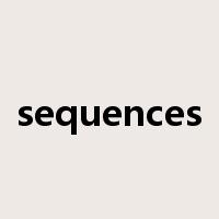 sequences是什么意思
