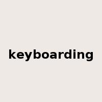 keyboarding是什么意思
