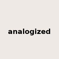 analogized是什么意思