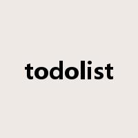 todolist是什么意思