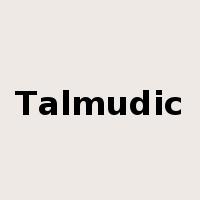 Talmudic是什么意思