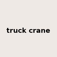 truck crane是什么意思