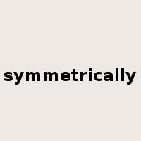 symmetrically是什么意思