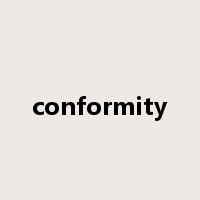 conformity是什么意思