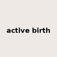 active birth是什么意思