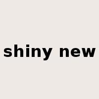 shiny new是什么意思