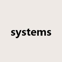 systems是什么意思